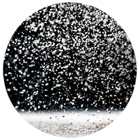 Up-close image of dust