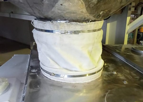 non-BFM® connector used to process laundry detergent