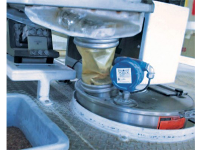BFM® connector and spigots installed in a Bob's Red Mill Plant BFM® connector and spigots installed in a Bob's Red Mill Plant